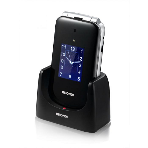 BRONDI CELLULARE AMICO SUPERVOICE NERO/SILVER