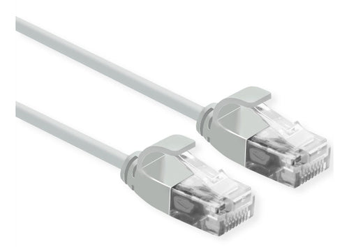 ROLINE UTP DATA CENTER PATCHCORD CAT.6A/CLASS EA, LSOH, SLIM, GREY, 0.5M