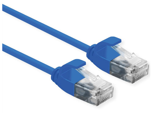 ROLINE UTP DATA CENTER PATCH CORD CAT.6A (CLASS EA) LSOH SLIM 1.5 M BLU