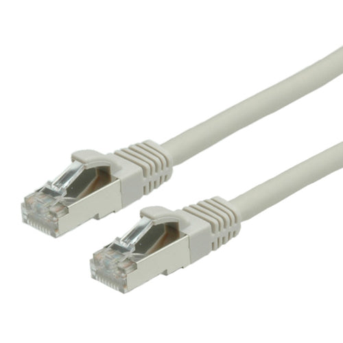 VALUE S/FTP (PIMF) PATCHCORD CAT.6/CLASS E, LSOH, GREY, 0.5M