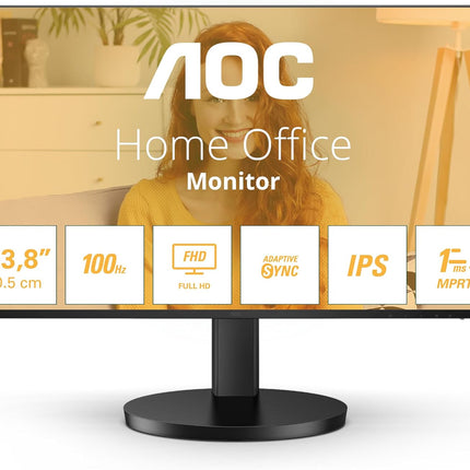 AOC MONITOR 23,8 LED IPS FHD 16:9 1MS 250 CDM 100hz, VGA/HDMI, MULTIMEDIALE