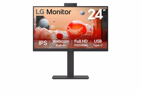 LG MONITOR 23,8 LED IPS 100Hz 16:9 FHD 5ms 250 CDM, WEBCAM, PIVOT, USB-C DOCK, DP/HDMI, MULTIMEDIALE