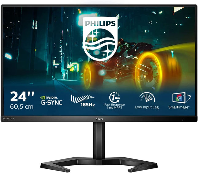 PHILIPS MONITOR GAMING 23,8 LED IPS 16:9 FHD 1MS 165HZ 250 CDM, HDMI/DP, PIVOT,  MULTIMEDIALE