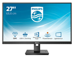 PHILIPS MONITOR 27 LED IPS 16:9 QHD 350 CDM, USB-C, PIVOT, DP/HDMI, MULTIMEDIALE