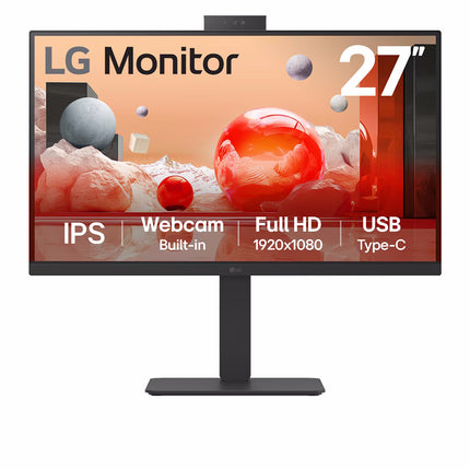 LG MONITOR 27 LED IPS 100Hz 16:9 FHD 5ms 250 CDM, WEBCAM, PIVOT, USB-C DOCK, DP/HDMI, MULTIMEDIALE