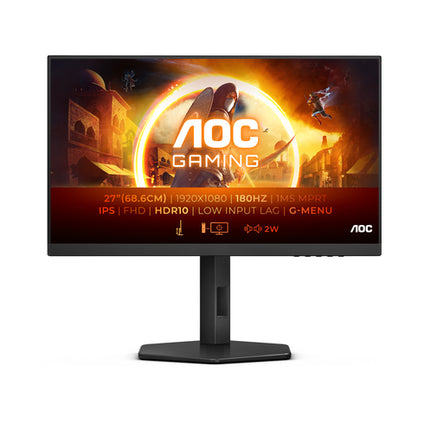 AOC MONITOR GAMING 27 LED IPS 16:9 FHD 1MS 180hz 300CDM, HDMI/DP