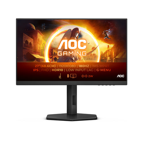 AOC MONITOR GAMING 27 LED IPS 16:9 FHD 1MS 180hz 300CDM, HDMI/DP