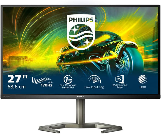 PHILIPS MONITOR 27 LED IPS 16:9 2560x1440 1MS 170HZ 350 CDM, HDMI / DP, PIVOT, MULTIMEDIALE