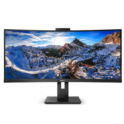 PHILIPS MONITOR CURVO 34 LED VA 21:9 3440X1440 500 CD/M, DP/HDMI, USB-C, WEBCAM, ALTEZZA, MULTIMEDIALE