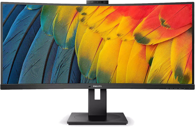 PHILIPS MONITOR CURVO 34 LED VA ULTRA WIDE 3440X1440 21:9 4MS 350 CDM, USB-C DOCK, WEBCAM, REG ALTEZ, MULTIMEDIALE