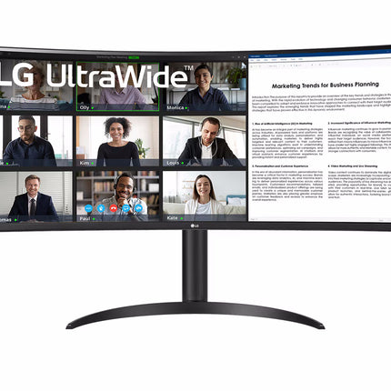 LG MONITOR CURVO 34&#34; LED VA 100Hz 21:9 3440 x 1440 5ms 300 CDM, , REG ALTEZZA, USB-C DOCK, DP/HDMI