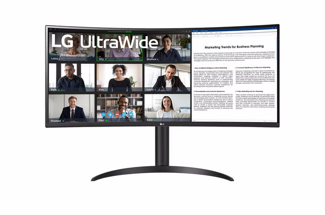 LG MONITOR CURVO 34&#34; LED VA 100Hz 21:9 3440 x 1440 5ms 300 CDM, , REG ALTEZZA, USB-C DOCK, DP/HDMI