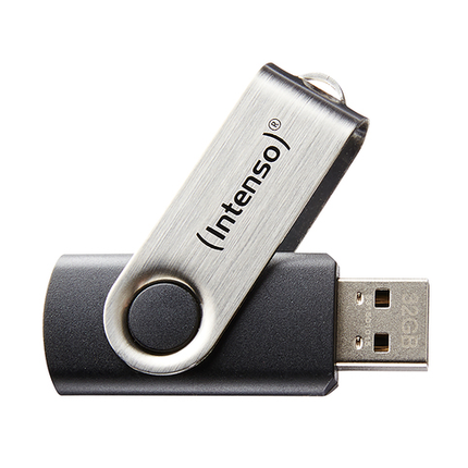 INTENSO PEN DISK 8GB USB 2.0 BASIC LINE BLACK