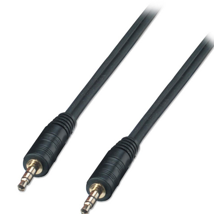 LINDY CAVO AUDIO JACK 3.5MM, M/M, 2MT, NERO