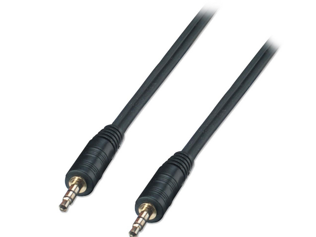 LINDY CAVO AUDIO JACK 3.5MM, M/M, 2MT, NERO