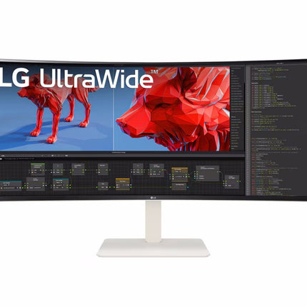 LG MONITOR CURVO 37,5 LED IPS 144Hz 21:9 3840 x 1600 1ms 450 CDM, REG ALTEZZA, USB-C DOCK, DP/HDMI,