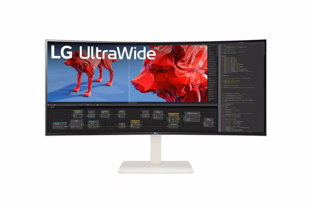 LG MONITOR CURVO 37,5 LED IPS 144Hz 21:9 3840 x 1600 1ms 450 CDM, REG ALTEZZA, USB-C DOCK, DP/HDMI,