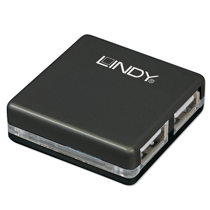 LINDY MINI HUB USB 2.0 4 PORTE