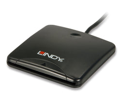 LINDY LETTORE SMART CARD USB 2.0, SLOT SMART CARD PC/SC 1.0/2.0, LUNGHEZZA CAVO 1.5 M