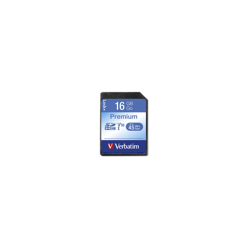 VERBATIM SD SDHC 16GB CLASSE 10 PREMIUM