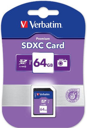 VERBATIM SD CARD XC / UHS1 (SDXC) 64GB CLASS 10