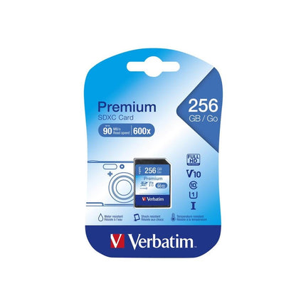 VERBATIM SD CARD XC UHS1 (SDXC) 256GB CLASS 10