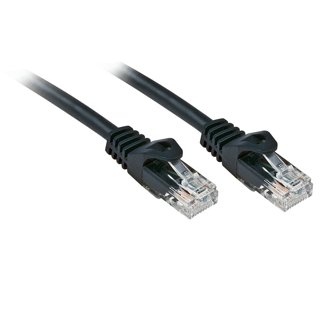 LINDY CAVO DI RETE CAT 6 U/UTP NERO 10 M