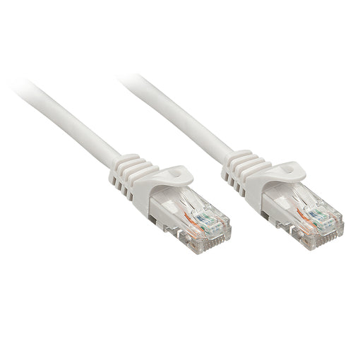 LINDY CAVO DI RETE  PATCH CAT.5E U UTP 1M CONNETTORE RJ45 GRIGIO 10 ANNI DI GARANZIA