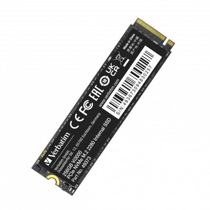 VERBATIM SSD INTERNO VI3000 256GB M.2 PCI-E R/W 3300/3300 GEN 3X4