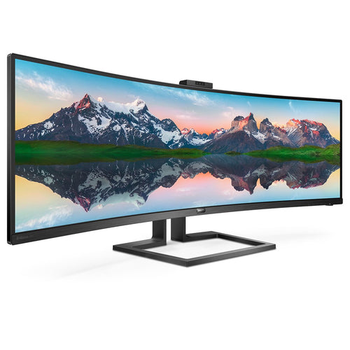 PHILIPS MONITOR CURVO 49 LED VA SUPERWIDE 32:9 5120X1440 5MS 450CDM, HDMI/DP/USB, WEBCAM, DOCKING STATION USB-C, MULTIMEDIALE