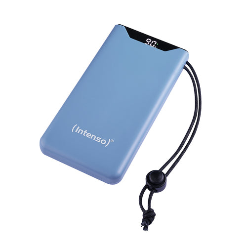 INTENSO POWER BANK  F10000, PD, QUALCOMM QUICK CHARGE 3.0, DIGITAL PERCENTAGE DISPLAY, BLUE