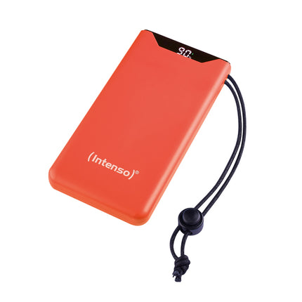 INTENSO POWER BANK  F10000, PD, QUALCOMM QUICK CHARGE 3.0, DIGITAL PERCENTAGE DISPLAY, ARANCIO