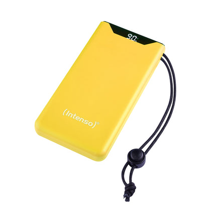 INTENSO POWER BANK  F10000, PD, QUALCOMM QUICK CHARGE 3.0, DIGITAL PERCENTAGE DISPLAY, GIALLO