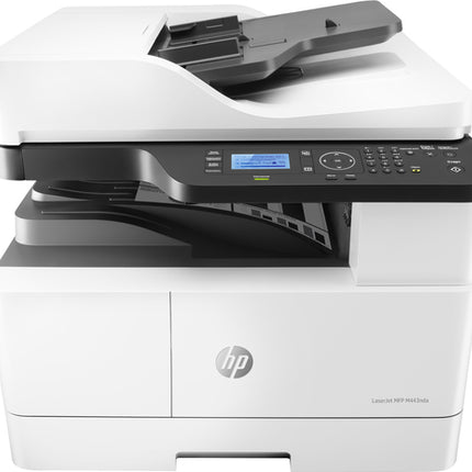 HP MULTIF. LASER A3 B/N, LASERJET M443NDA, 24PPM, ADF, USB/LAN, 3 IN 1