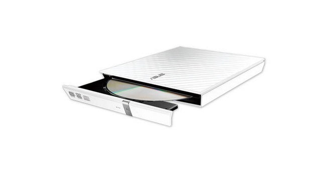 ASUS MASTERIZZATORE DVD ESTERNO SDRW-08D2S-U LITE - DVD-RAM/R/RW WHITE