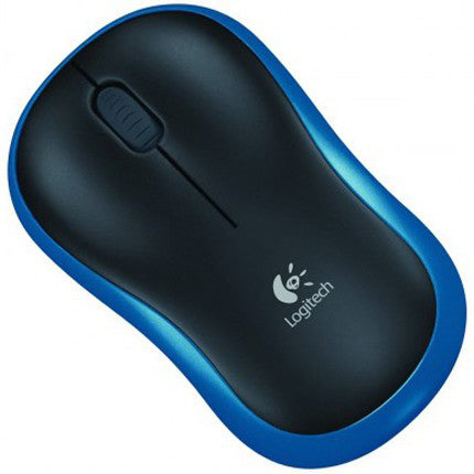 LOGITECH WIRELESS MOUSE M185 OTTICO, USB, COLORE BLU