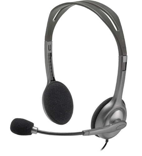 LOGITECH CUFFIE CON MICROFONO H111, JACK 3.5MM