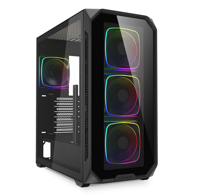 SHARKOON CASE AK5G RGB ATX BLACK