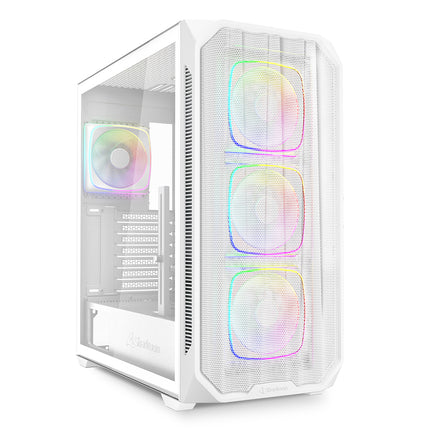 SHARKOON CASE AK5M RGB ATX WHITE