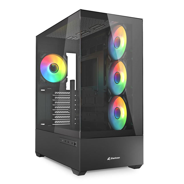 SHARKOON CASE AK6 RGB BLACK ATX