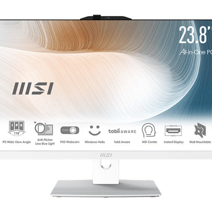 MSI PC AIO 23,8&#34; TOUCH AM242TP 12M-641IT i5-1235U 16GB 512GB WHITE WIN 11 PRO