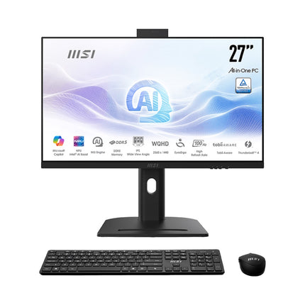 MSI PC AIO 27&#34; WQHD BLACK Ultra 7 155U 32GB 1T SSD WIN 11 PRO