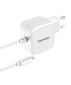 VULTECH ALIMENTATORE UNIVERSALE PER NOTEBOOK E SMARTPHONE VULTECH AU-67WTC AUTOSETTANTE CON CONNETTO