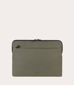 TUCANO CUSTODIA PER MACBOOK AIR 15&#34; E LAPTOP FINO A 14&#34;,WATERPROOF,CON TASCA PER ACCESSORI,VERDE MIL