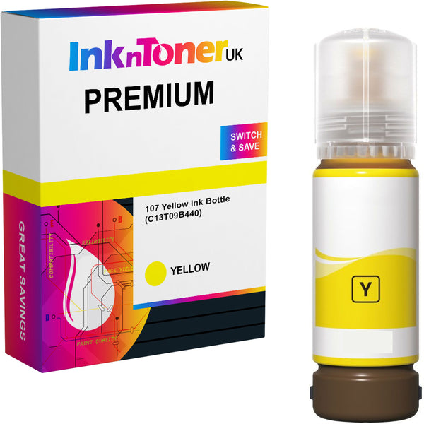 EPSON FLACONE INK GIALLO 70ML PER SERIE ECO TANK, 107