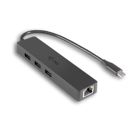 I-TEC USB-C SLIM PASSIVE HUB 3 PORT + GIGABIT ETHERNET ADAPTER