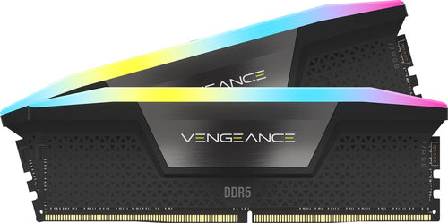 CORSAIR RAM VENGEANCE RGB DDR5 16GB 2 x 8GB DDR5 5200 CL40-40-40-77 1.25V INTEL XMP - BLACK