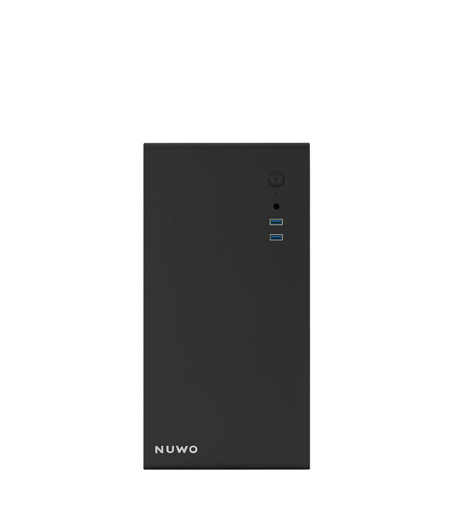 NUWO CASE OFFICE M-ATX EGUERA A111 0.60MM SPCC USB3.0 80MM FRONT METAL SIDE GLASS NERO