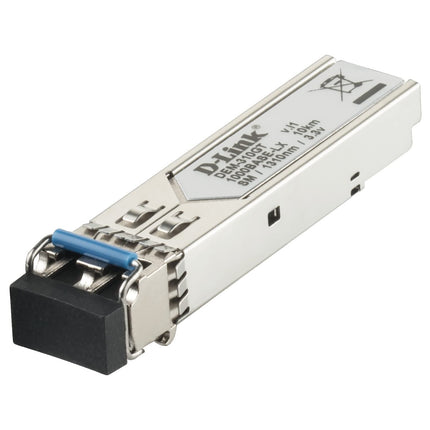 D-LINK TRANSCEIVER 1-PORT MINI-GBIC SFP TO 1000BASELX, 10KM