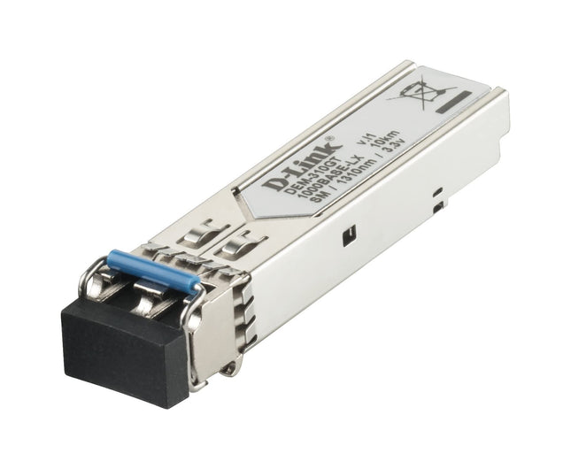 D-LINK TRANSCEIVER 1-PORT MINI-GBIC SFP TO 1000BASELX, 10KM